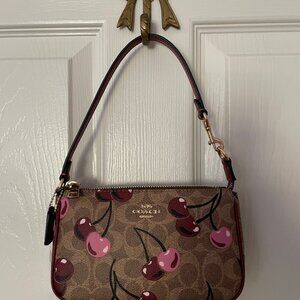 Coach Nolita 19 Bag In Signature Canvas With Cherry Print NEW WITH TAGS!